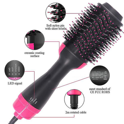 One-Step Hair Dryer & Volumizer Brush – 1200W Professional Hot Air Styler for All Hair Types ✨