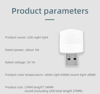 7 Pcs Mini USB LED Light Bulbs – Portable Plug-in Night Lamps for Laptop, Power Bank & USB Devices