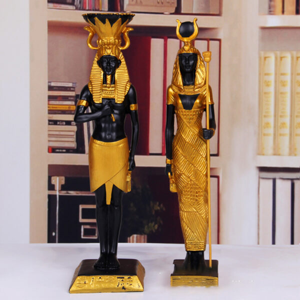 Egyptian Pharaoh Egyptian God of War Cleopatra Resin Ornaments - Image 3