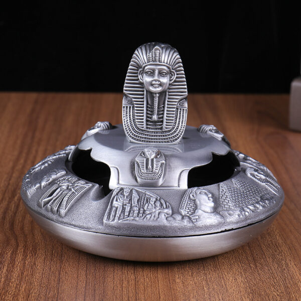Egyptian Pharaoh Zinc Alloy Crafts with Cover - Image 4