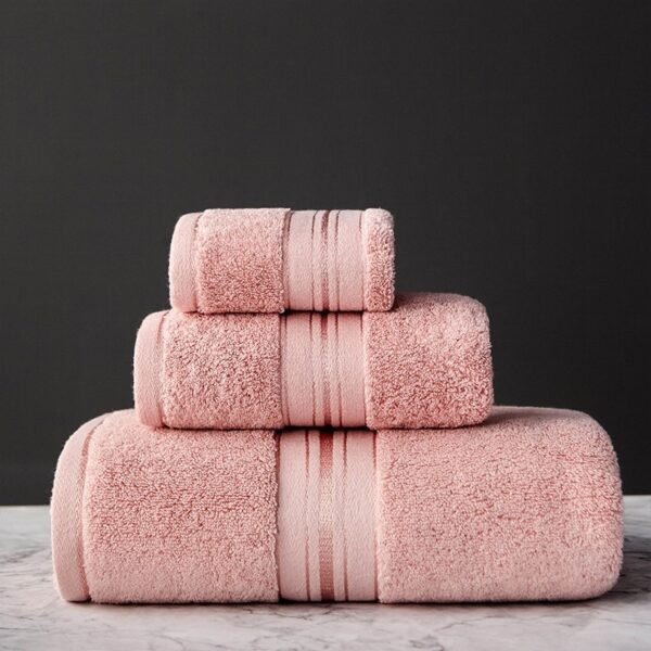 Egyptian Cotton Towel Set Bath Towel And Face Towel Soft Comfortable Bathroom Towel Travel Sports Towels - Image 3