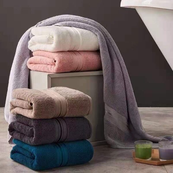 Egyptian Cotton Towel Set Bath Towel And Face Towel Soft Comfortable Bathroom Towel Travel Sports Towels - Image 2