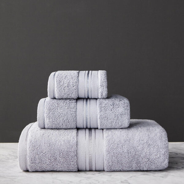 Egyptian Cotton Towel Set Bath Towel And Face Towel Soft Comfortable Bathroom Towel Travel Sports Towels - Image 4