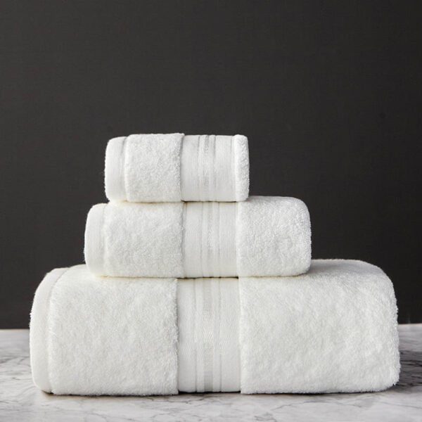 Egyptian Cotton Towel Set Bath Towel And Face Towel Soft Comfortable Bathroom Towel Travel Sports Towels - Image 5