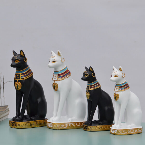 Egyptian Cat God Furnishings Home Hallway Crafts - Image 9